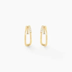 Best Histoire d'Or Créoles Tevye Or Jaune Oxyde De Zirconium