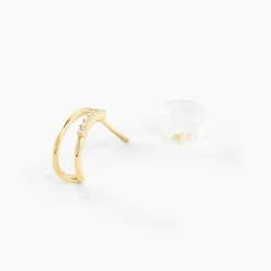 Best Histoire d'Or Créoles Tevye Or Jaune Oxyde De Zirconium