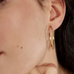 Hot Histoire d'Or Créoles Thyrza Or Jaune