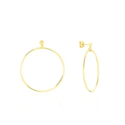 Online Histoire d'Or Créoles Tia Geometrique Or Jaune