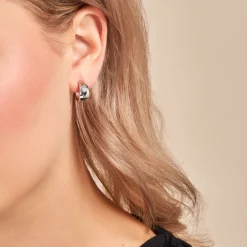 Discount Histoire d'Or Créoles Two Argent Blanc