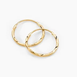 New Histoire d'Or Créoles Valerina or jaune