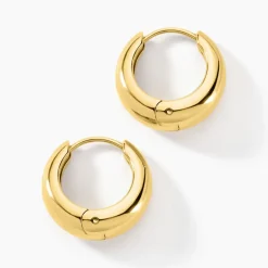 Best Histoire d'Or Créoles Venezia Acier Jaune