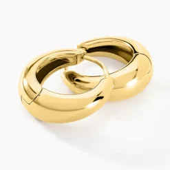 Best Histoire d'Or Créoles Venezia Acier Jaune