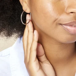 Online Histoire d'Or Créoles Verania or blanc