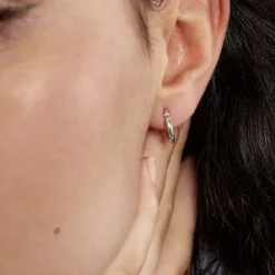 Histoire d'Or Créoles Verania or blanc