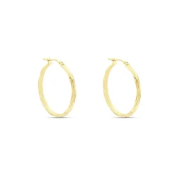 Histoire d'Or Créoles Vitali Or Jaune* Boucles D'Oreilles|Boucles D'Oreilles Créoles