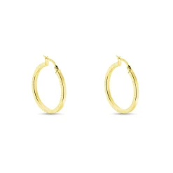 Histoire d'Or Créoles Xanthia Or Jaune* Boucles D'Oreilles|Boucles D'Oreilles Créoles