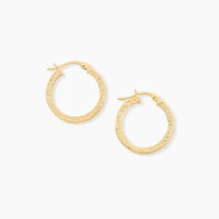 Histoire d'Or Créoles Xanthia Or Jaune* Boucles D'Oreilles|Boucles D'Oreilles Créoles