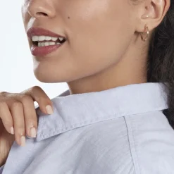 Histoire d'Or Créoles Xanthia Or Jaune* Boucles D'Oreilles|Boucles D'Oreilles Créoles