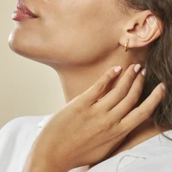 Histoire d'Or Créoles Youri Or Jaune* Boucles D'Oreilles|Boucles D'Oreilles Créoles