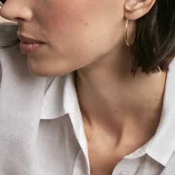 Histoire d'Or Créoles Youri Or Jaune* Boucles D'Oreilles|Boucles D'Oreilles Créoles