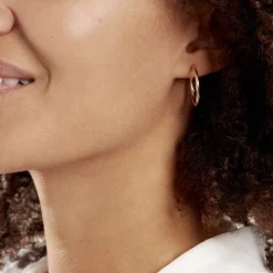 New Histoire d'Or Créoles Youri Or Jaune