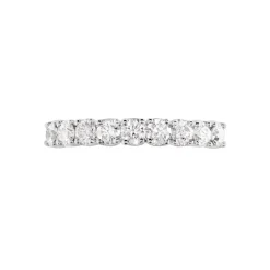 Discount Histoire d'Or Demi Alliance Eloise Platine Blanc Diamant