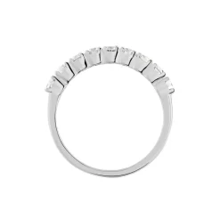 Discount Histoire d'Or Demi Alliance Eloise Platine Blanc Diamant