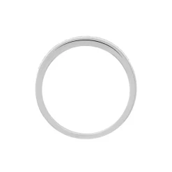 Histoire d'Or Demi Alliance Heket Argent Blanc Oxyde De Zirconium* Bagues|Bagues Fantaisie