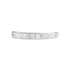Outlet Histoire d'Or Demi Alliance Juliette Platine Blanc Diamant