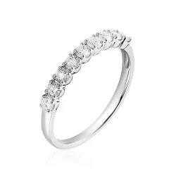 Sale Histoire d'Or Demi-alliance Or Blanc  Eloisa Diamant Synthetique