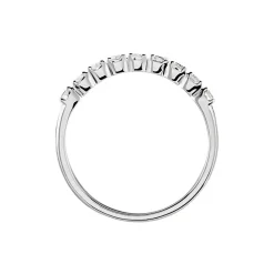 Sale Histoire d'Or Demi-alliance Or Blanc  Eloisa Diamant Synthetique