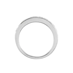 Histoire d'Or Demi-alliance Or Blanc  Valentine Diamant Synthetique* Bagues