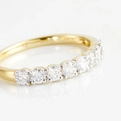 Histoire d'Or Demi-alliance Or Jaune  Eloisa Diamant Synthetique* Bagues