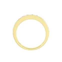 Sale Histoire d'Or Demi-alliance Or Jaune Valentine Diamants Synthetique