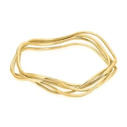 Histoire d'Or Jonc Gold Aura Acier Jaune* Bracelets|Bracelets Fantaisie