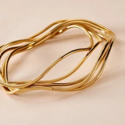 Histoire d'Or Jonc Gold Aura Acier Jaune* Bracelets|Bracelets Fantaisie