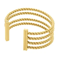 Histoire d'Or Jonc Ouvert Acier Doré Galaad* Bracelets|Bracelets Fantaisie