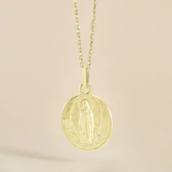 Histoire d'Or Medaille Or Jaune Vierge* Bijoux Personnalisés|Pendentifs