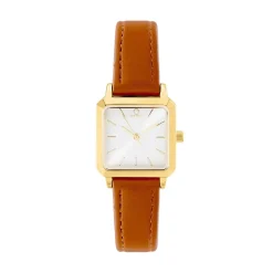 O WATCH Montre 0 Square Blanc* Montres Petits Prix