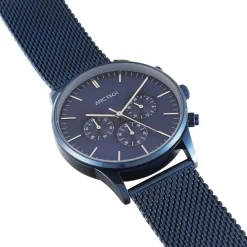 Outlet ARCTIK Montre Escale Bleu cadran bleu fond bleu bracelet acier bleu