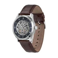 Best HUGO BOSS Montre Boss Principle Skeleton Bleu