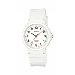 Sale CASIO COLLECTION Montre Casio Timeless Collection Blanc cadran blanc fond blanc bracelet résine blanc