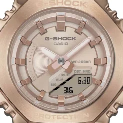 Hot CASIO G-SHOCK Montre Casio G Shock Gm2100 Rose cadran rose fond rose bracelet résine rose
