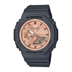 Sale CASIO G-SHOCK Montre Rose cadran noir fond rose bracelet résine noir