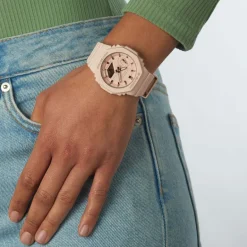 Clearance CASIO G-SHOCK Montre Rose Clair cadran rose fond rose bracelet résine rose