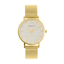 Online CODHOR Montre Cindy Argenté cadran doré fond argenté bracelet acier doré