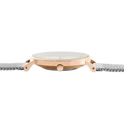 Best CODHOR Montre Cindy Argent cadran doré rose fond argenté bracelet acier argenté