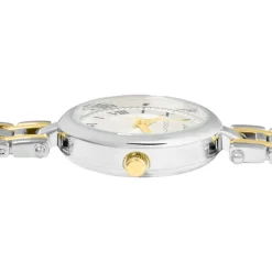 Sale CODHOR Montre Leonie Argenté cadran argenté fond argenté bracelet alliage argenté et doré