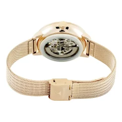 Outlet CODHOR Montre Louise Noir cadran doré rose fond noir bracelet acier doré