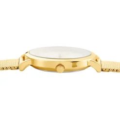Sale CODHOR Montre Monument Blanc cadran doré fond blanc bracelet acier doré