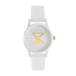 Best CODHOR Montre Pauline Blanc cadran blanc fond blanc bracelet silicone blanc