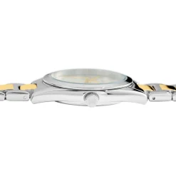 Online CODHOR Montre Sacha Doré cadran blanc fond doré bracelet acier bicolore