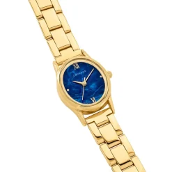 Online CODHOR Montre Suzanne Bleu cadran doré fond bleu bracelet acier doré