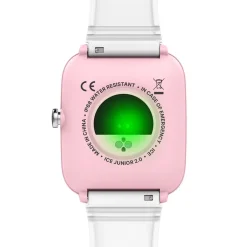 New ICE WATCH Montre Connectée Smart Junior 3.0 cadran rose bracelet plastique blanc