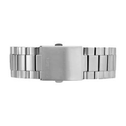 Clearance DIESEL Montre Mega Chief Noir cadran argenté fond noir bracelet acier argenté