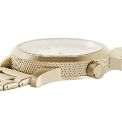 Outlet DIESEL Montre Nsbb Champagne cadran doré fond doré bracelet acier doré