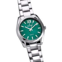 Online FESTINA Montre Boyfriend Vert cadran argenté fond vert bracelet acier argenté