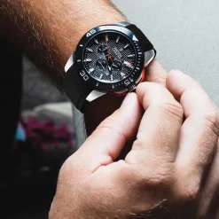 Sale FESTINA Montre Chrono Bike Noir cadran argenté fond noir bracelet pvd noir